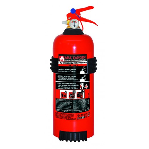 1 Kg ABC Kuru Kimyevi Tozlu Yangın Tüpü