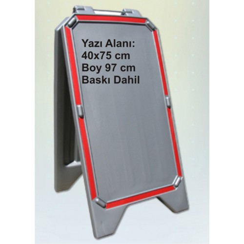  Aç Kapa Baskılı Reklam Panosu