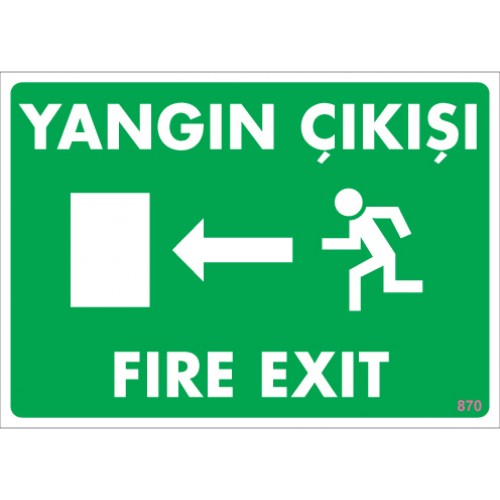 Acil Çıkış Levhası
