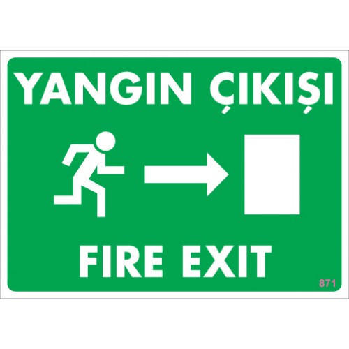 Acil Çıkış Levhası