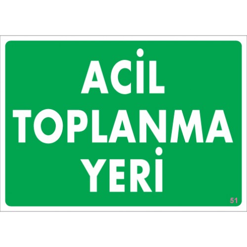Acil Çıkış Levhası