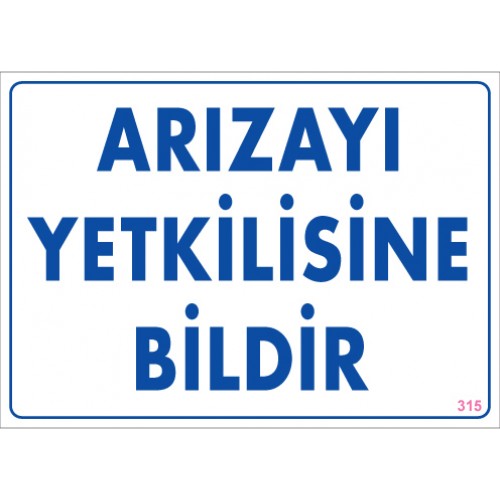 Arıza Bakım Levhaları