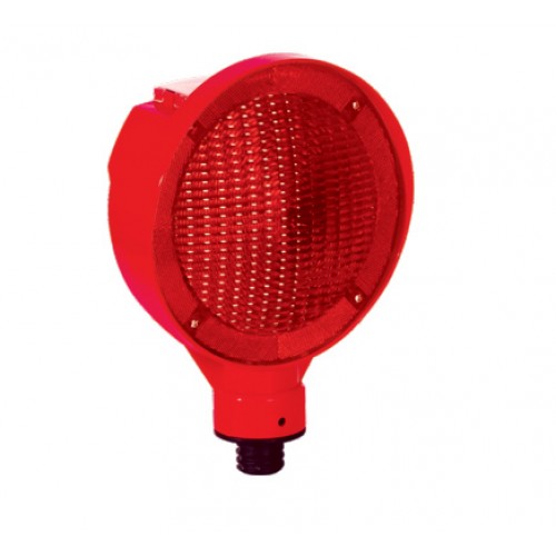 Flaşörlü Uyarı Lambası Yuvarlak Kırmızı