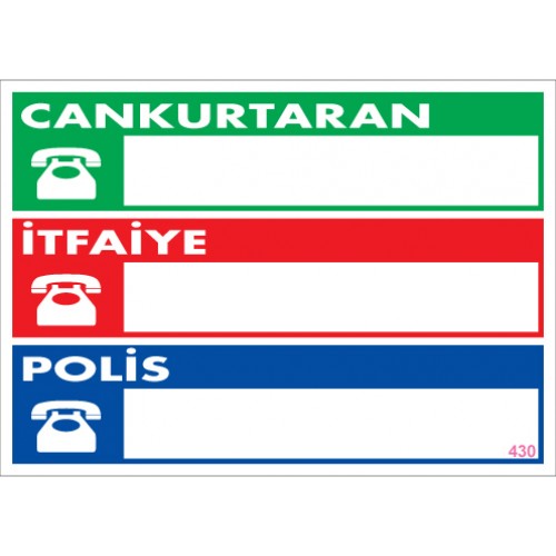 Güvenlik Düzen Tehlike Levhaları