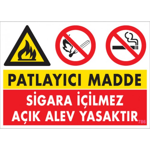 Kimyasal Gaz Tehlikeli Madde Levhaları