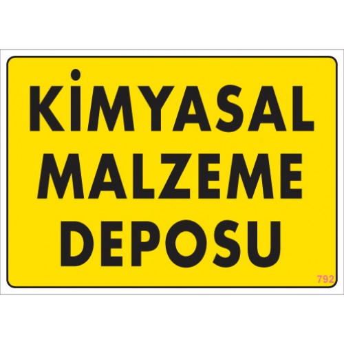 Kimyasal Gaz Tehlikeli Madde Levhaları