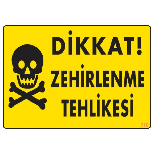 Kimyasal Gaz Tehlikeli Madde Levhaları