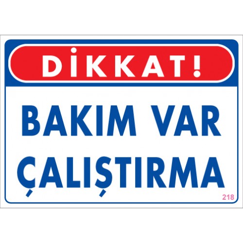 Makine Kullanım Levhaları